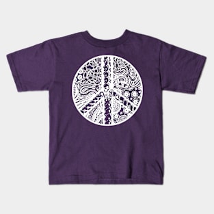 Circle of Peace Aussie Tangle White - See Description Note for Colour Options Kids T-Shirt